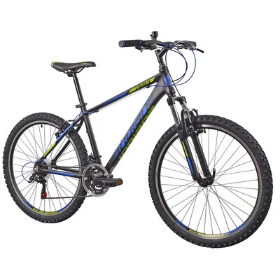 Rower górski MTB INDIANA X-Pulser 1.6 M17 26 cali męski Czarno-niebieski