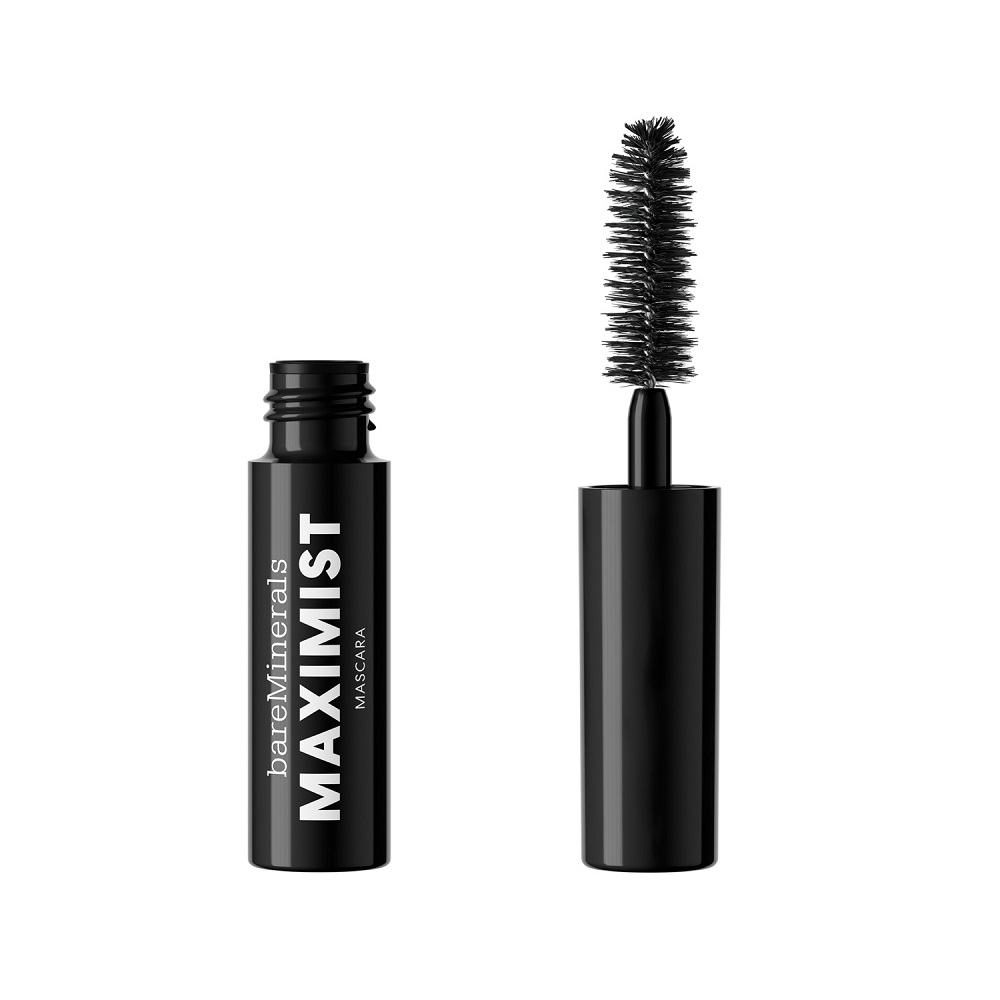 bareMinerals Maximist Phyto-Fiber Volumizing Mascara wodoodporny mini pogrubiający tusz do rzęs Black, 4,5 ml