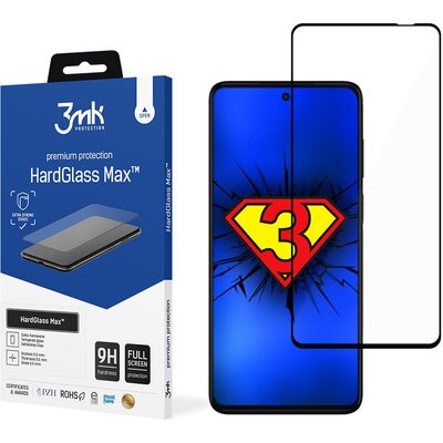 Szkło hartowane 3MK HardGlass Max do Motorola Moto G42