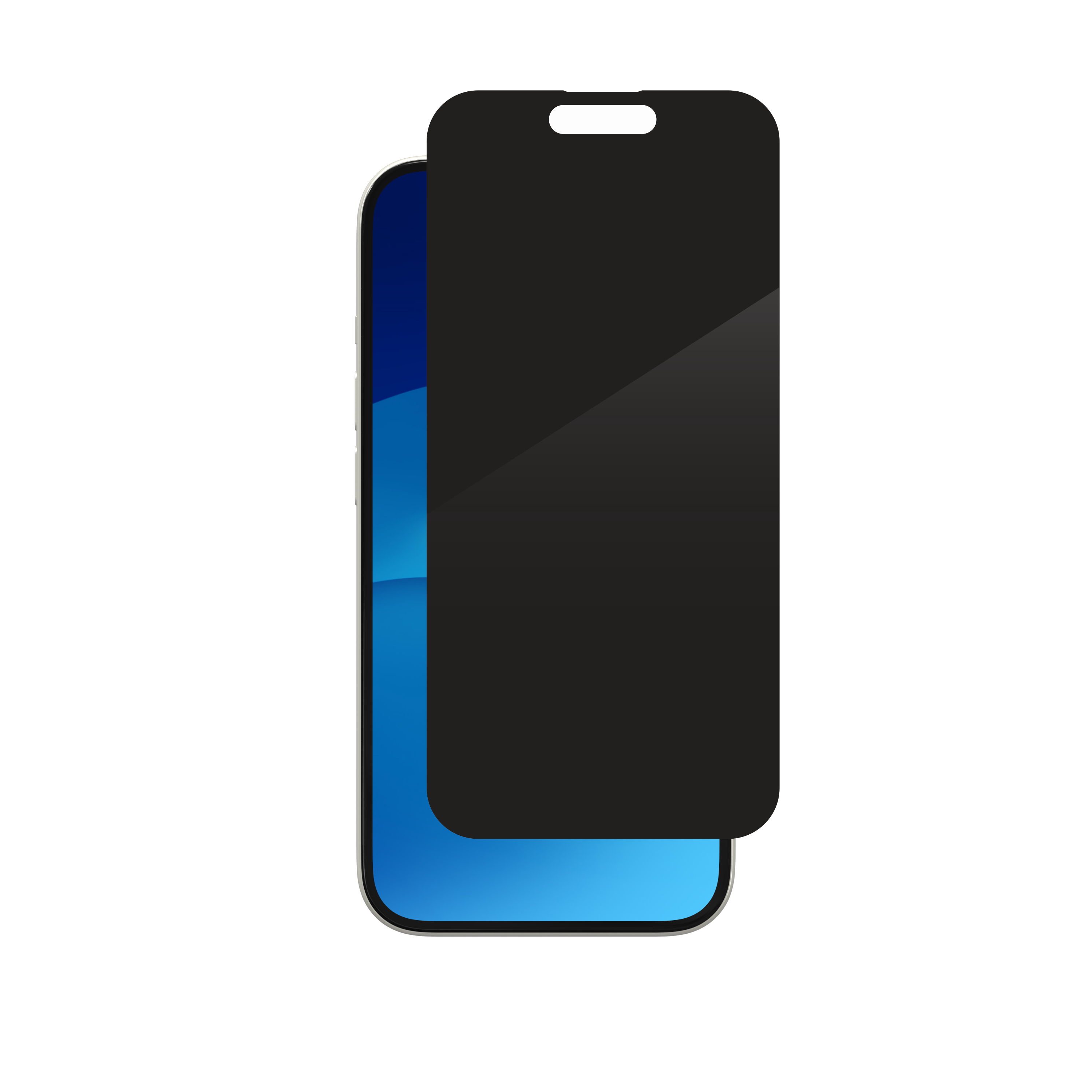 Zagg InvisibleShield Glass Elite Privacy - szkło prywatyzujące iPhone 15