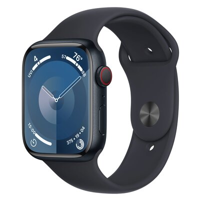 APPLE Watch 9 GPS + Cellular 45mm koperta z aluminium (północ) + pasek sportowy M/L (północ)