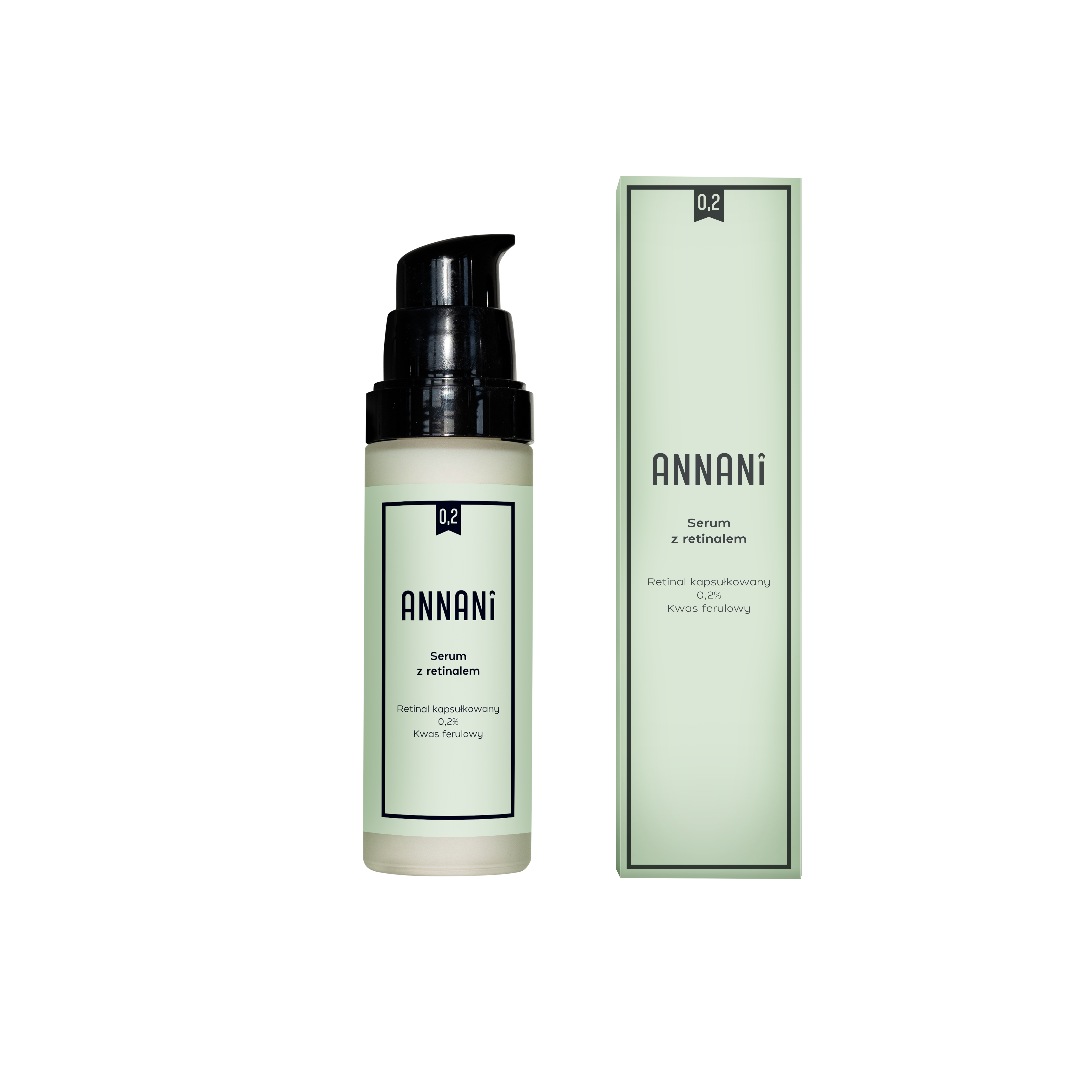 Annani serum do twarzy z retinalem 0,2%, 30 ml