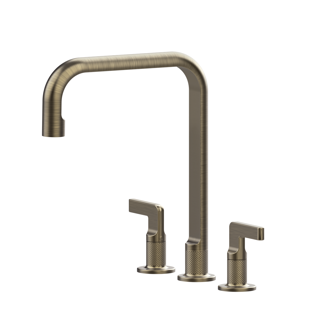 Gessi - Bateria kuchenna Inciso obrotowa wylewka 58701 Mosiądz antyczny