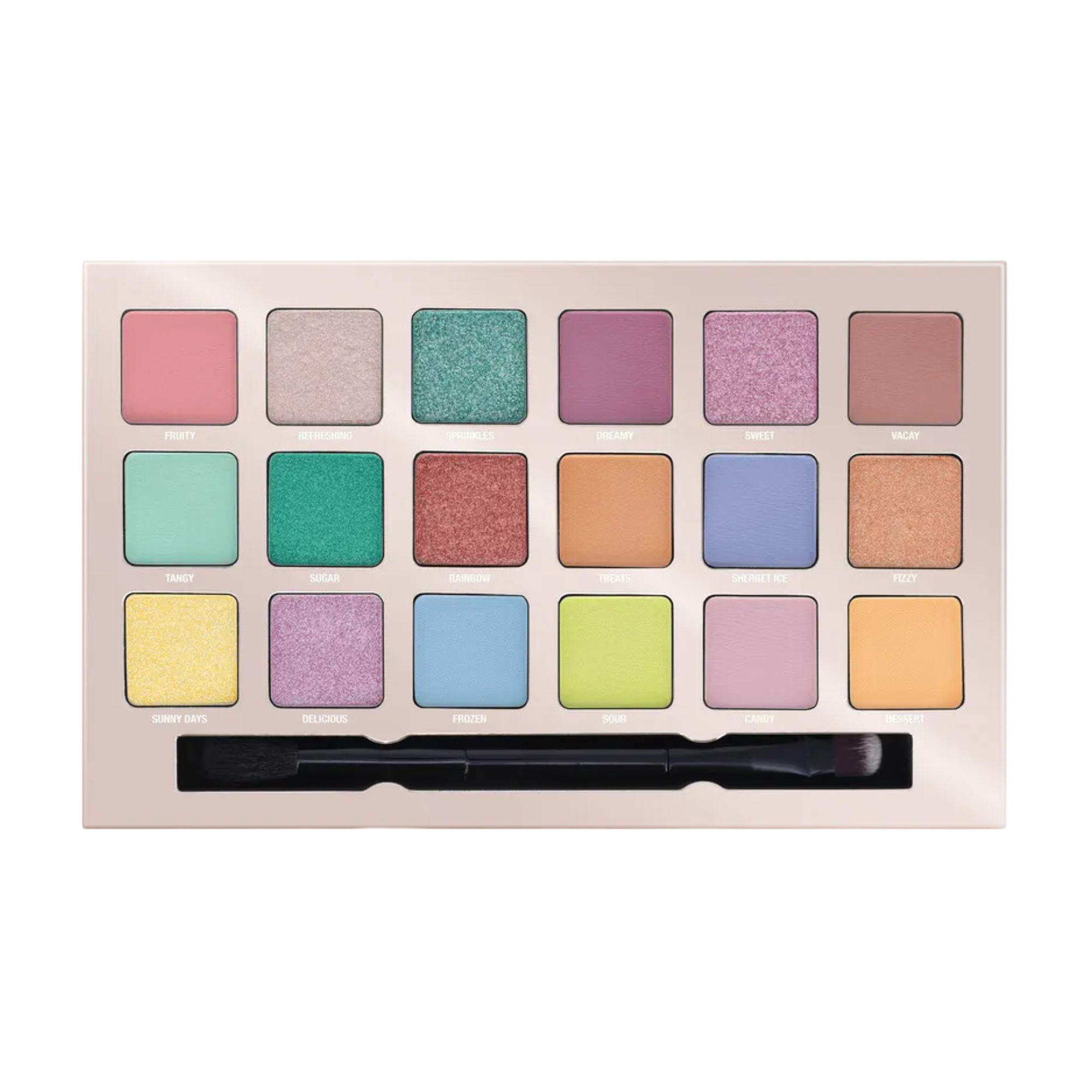W7 Sherbet Pop! paleta prasowanych pigmentów, 18 g