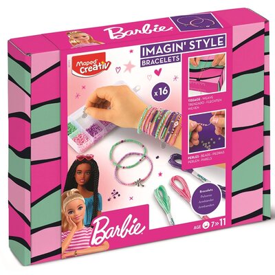 Zestaw kreatywny MAPED CREATIV Barbie Bransoletki 907472