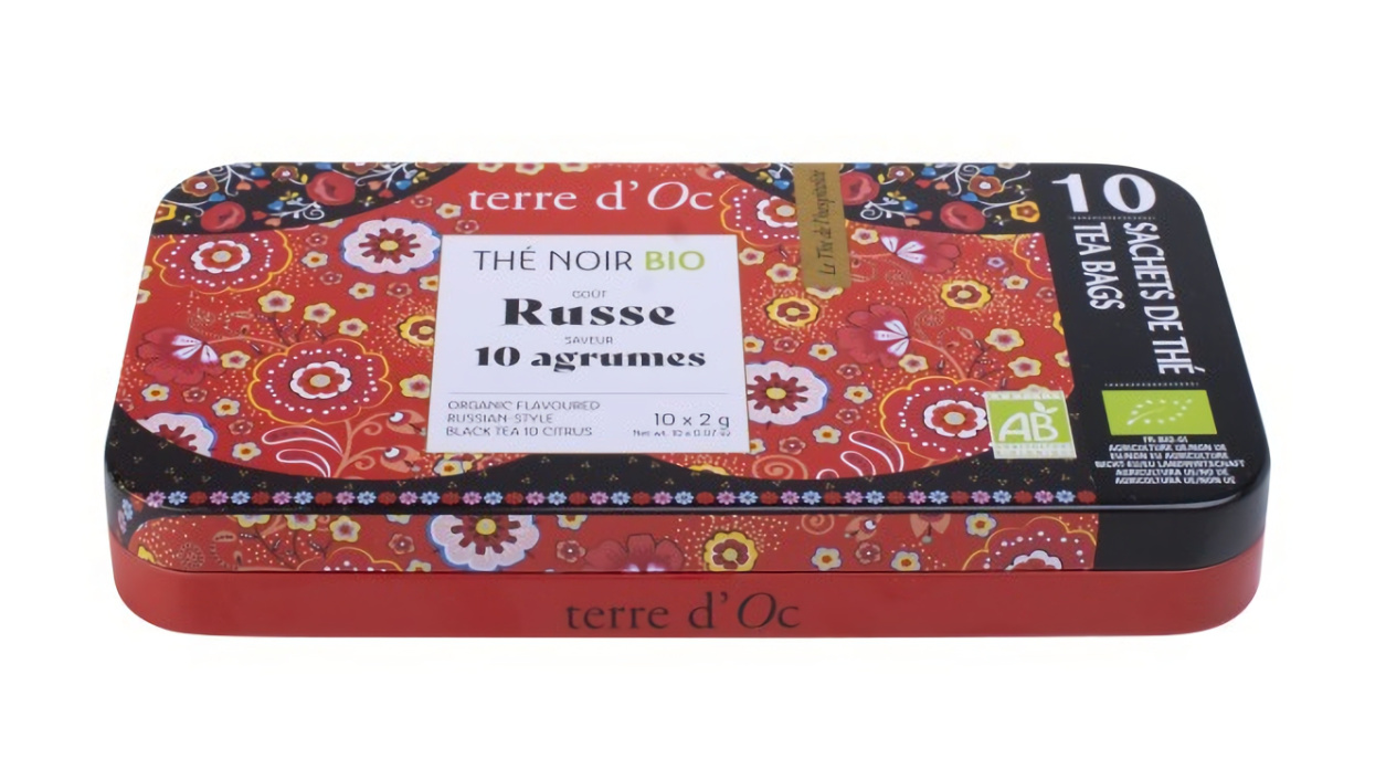 Terre d'Oc - Herbata czarna w torebkach 10 x 2 g Hospitality Russian