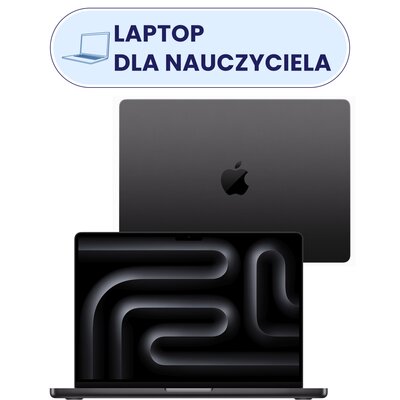 Laptop APPLE MacBook Pro 2023 14" Retina M3 Max 36GB RAM 1TB SSD macOS Gwiezdna Czerń