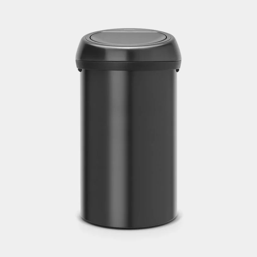 Brabantia - Kosz dotykowy TOUCH BIN 60L Czarny Matowy