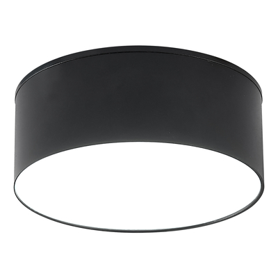 Lampa sufitowa LED barwa ciepła 3000K czarna SOLARI 12 cm