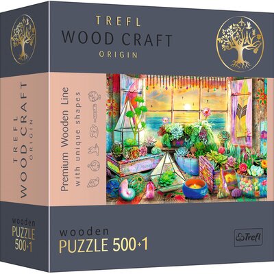 Puzzle TREFL Wood Craft Domek na plaży 20166 (501 elementów)