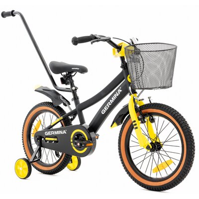 Rower dziecięcy GERMINA BMX 16 cali Czarny