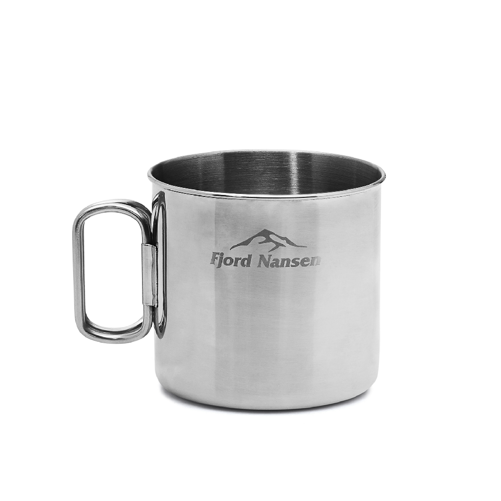 Kubek stalowy Fjord Nansen Brann silver - ONE SIZE