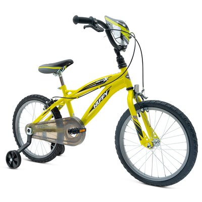 Rower dziecięcy HUFFY Moto X 18 cali dla chłopca Żółty