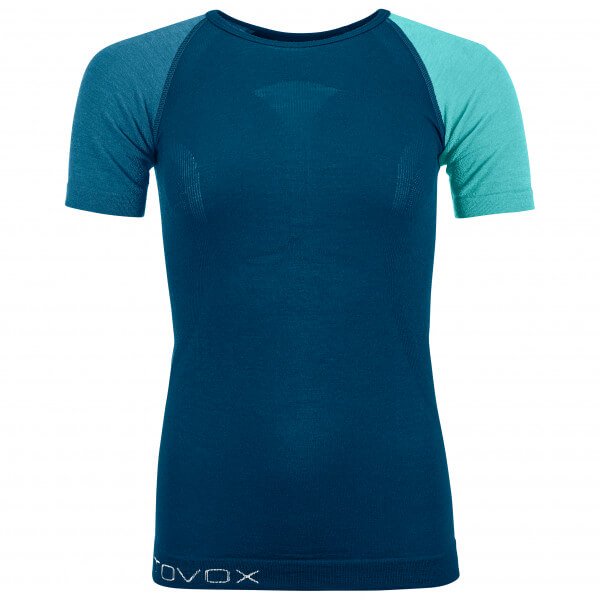 Ortovox - Koszulka damska 120 COMP LIGHT SHORT SLEEVE W petrol blue
