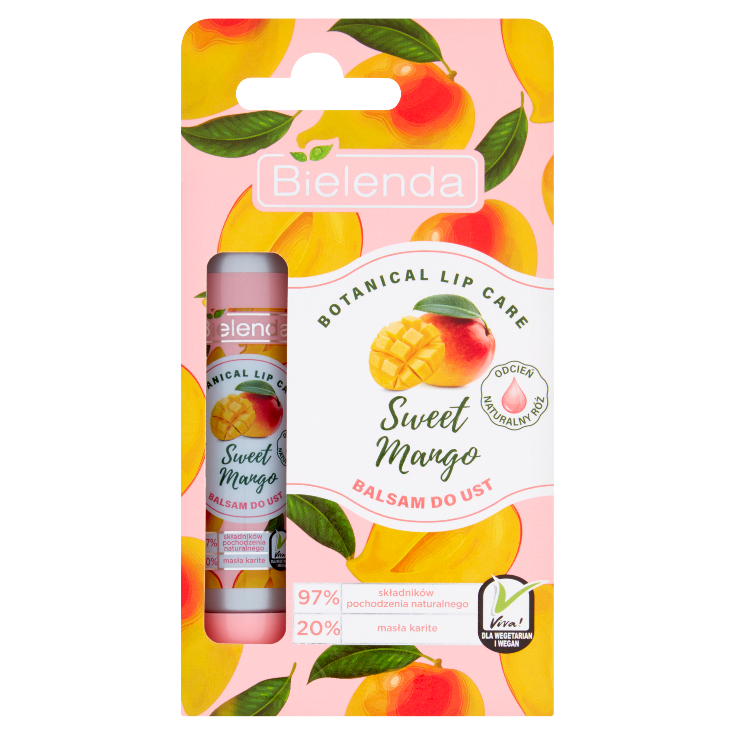 Bielenda Sweet Mango pomadka ochronna do ust, 10 g
