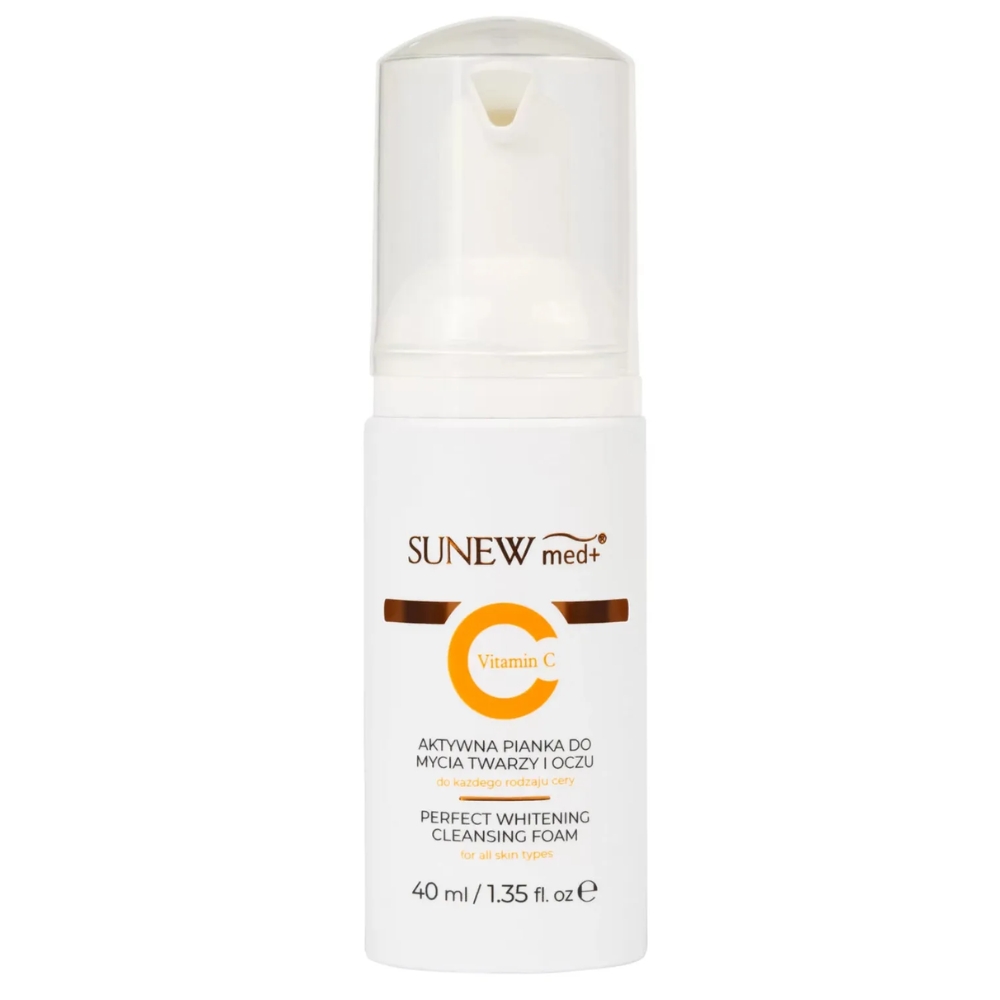 SunewMed+ aktywna pianka do mycia twarzy i oczu, 40 ml