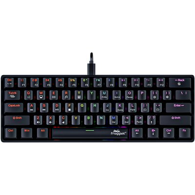 Klawiatura FROGGIEX Raven Strike FX-PC-K2-B RGB Czarny