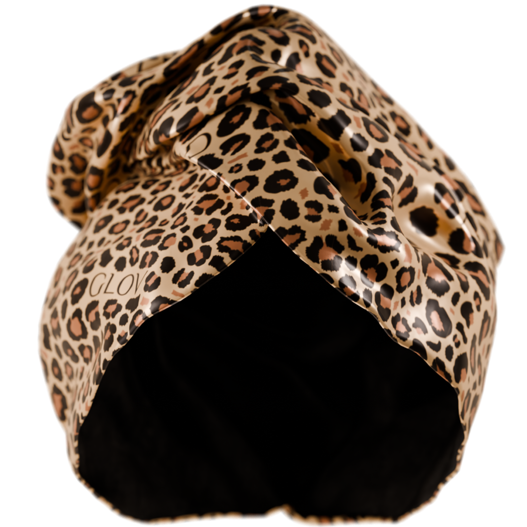 Glov Cheetah Edition superchłonny dwustronny turban do włosów, 1 szt.