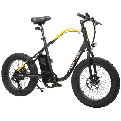Rower elektryczny BOTTARI Cruiser FAT Nilox J3 NG M19 20 cali Czarno-żółty