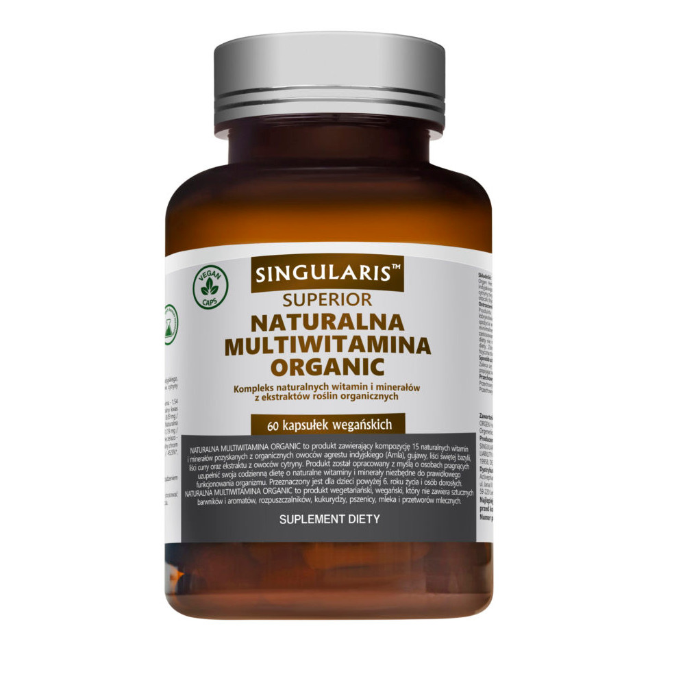 Singularis Multiwitamina Organic suplement diety, 60 kaps./1 opak.