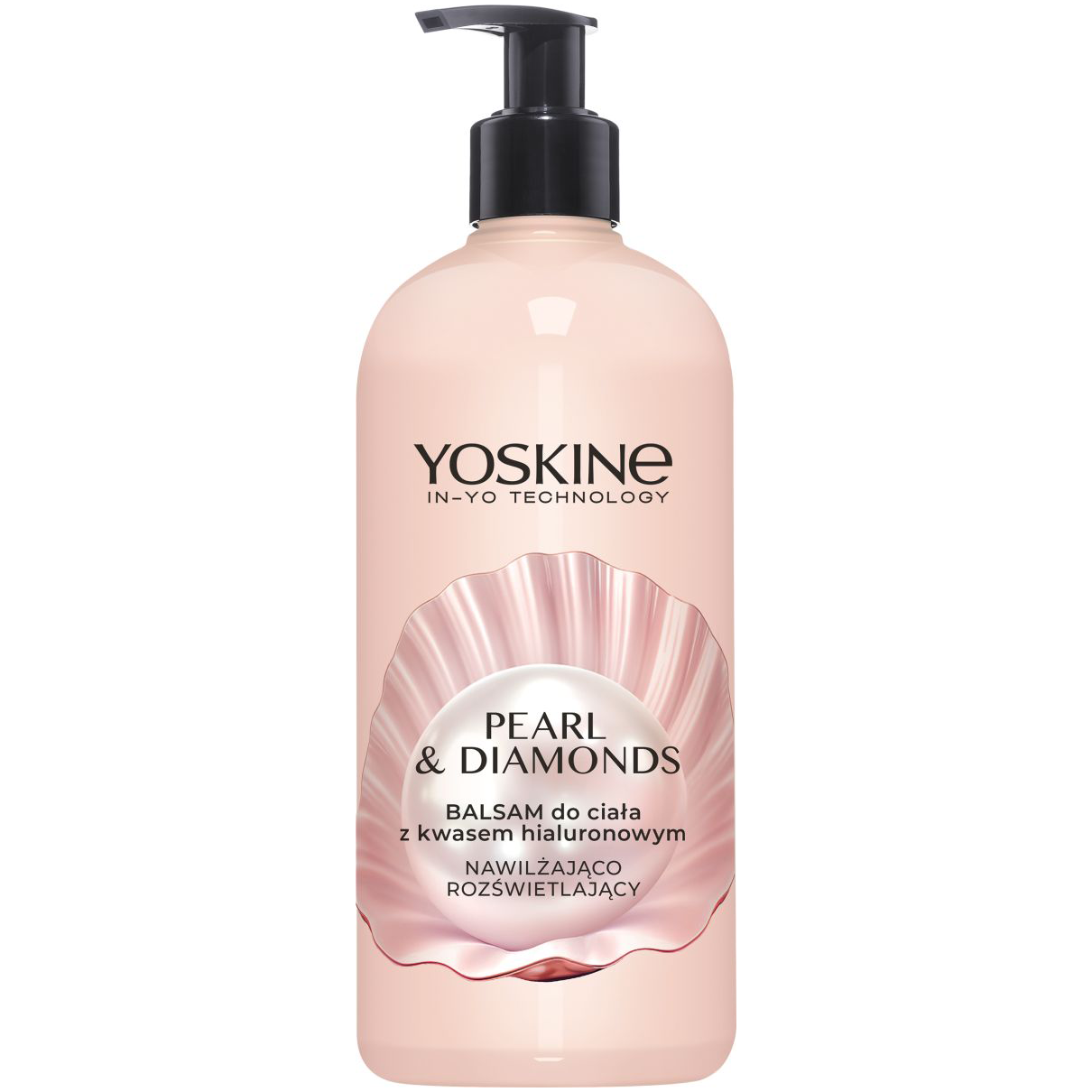 Yoskine Pearl&Diamonds balsam do ciała z kwasem hialuronowym, 400 ml
