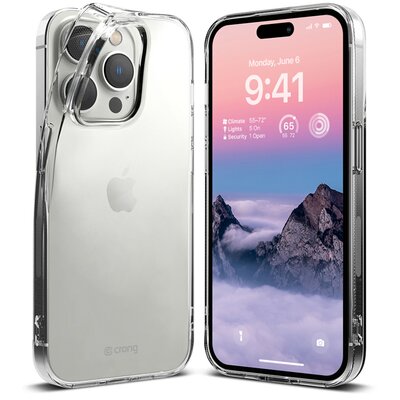 Etui CRONG Crystal Slim Cover do iPhone 14 Pro Max Przezroczysty