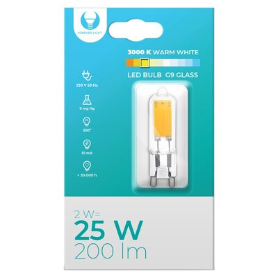 Żarówka LED FOREVER LIGHT RTV003668 2W G9