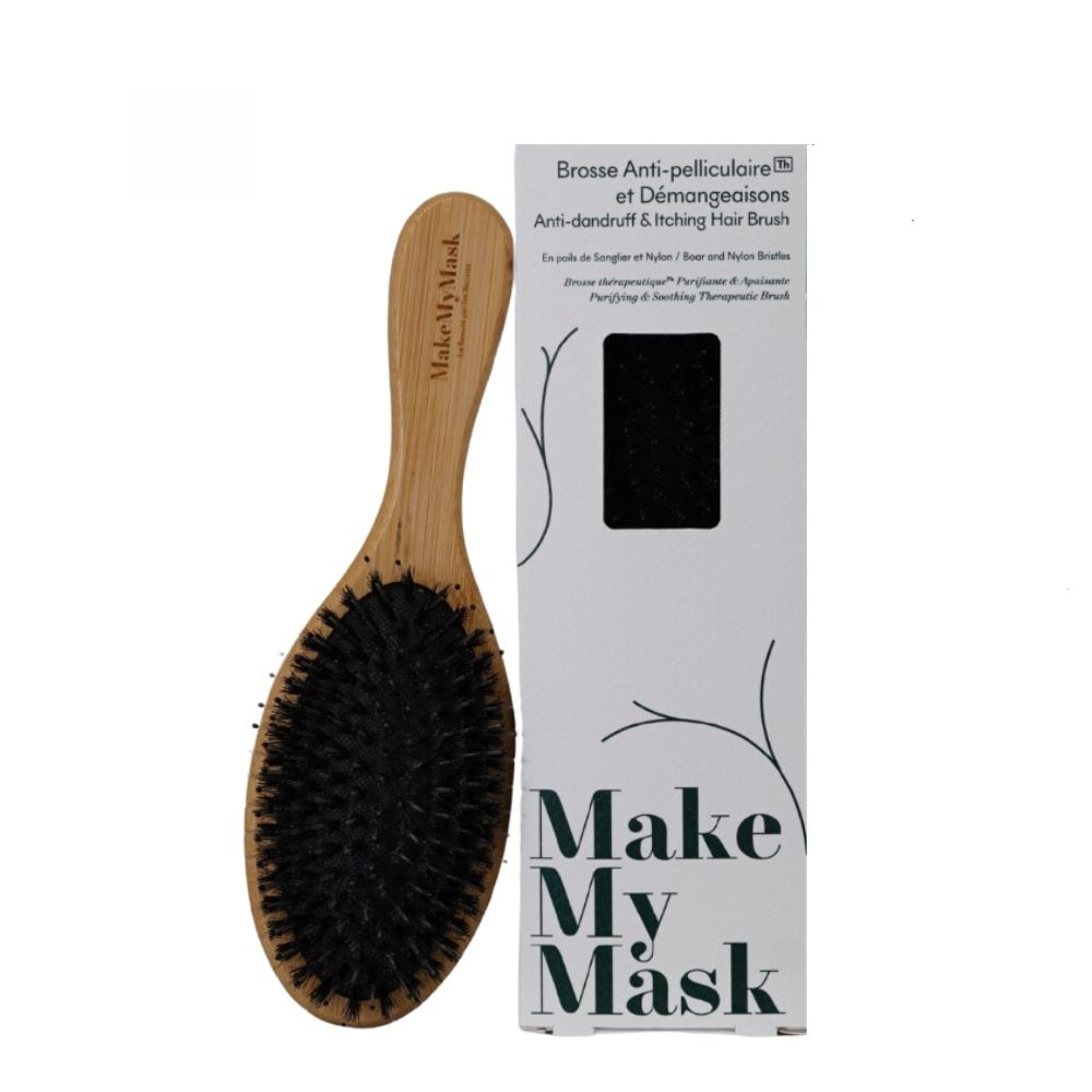 MakeMyMask szczotka terapeutyczna do włosów z łupieżem, 1 szt.