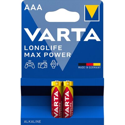 Baterie AAA LR3 VARTA Longlife Max Power (2 szt.)