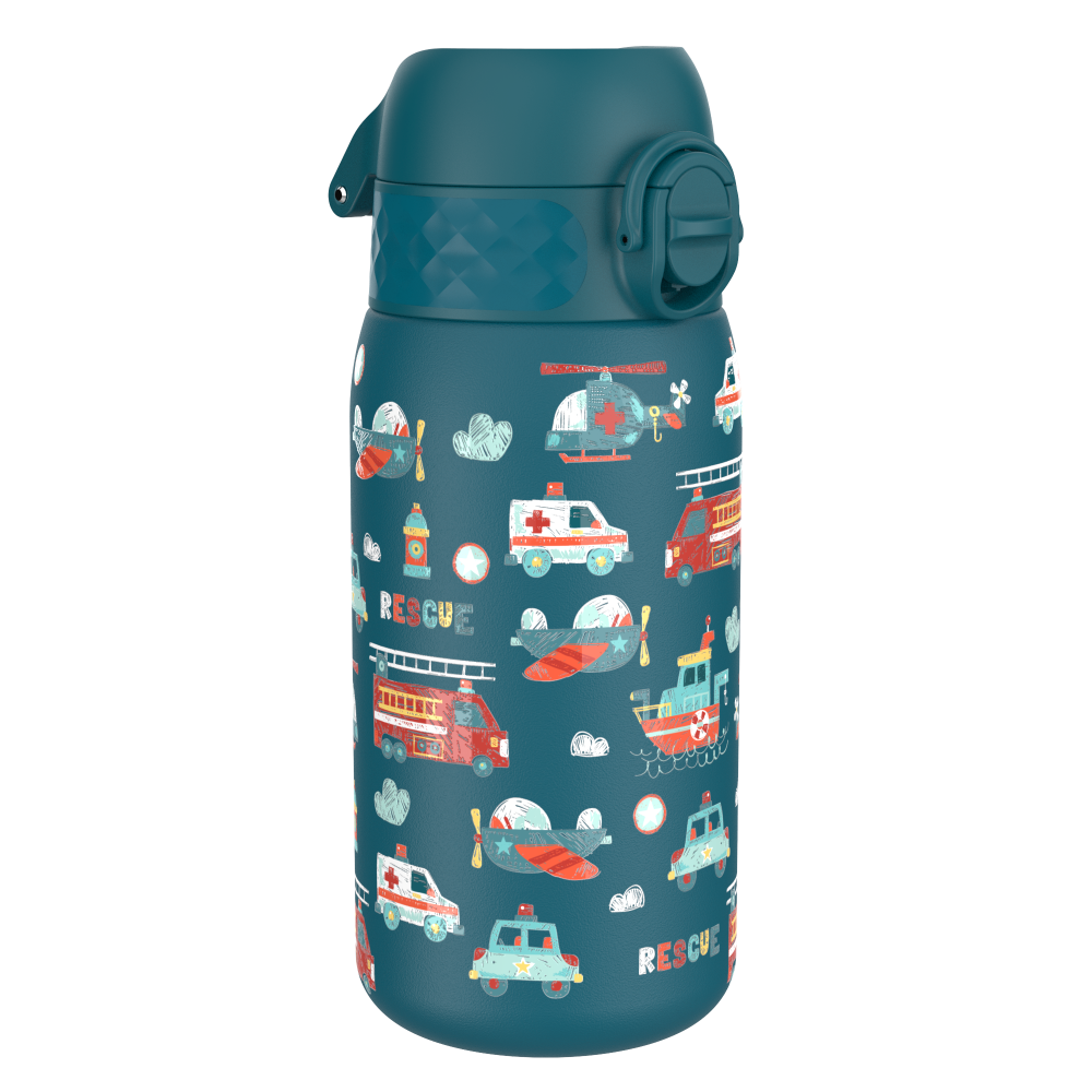 Ion8 bidon stalowy z ustnikiem, Morski Wozy ratunkowe, poj. 400 ml, 1 szt.