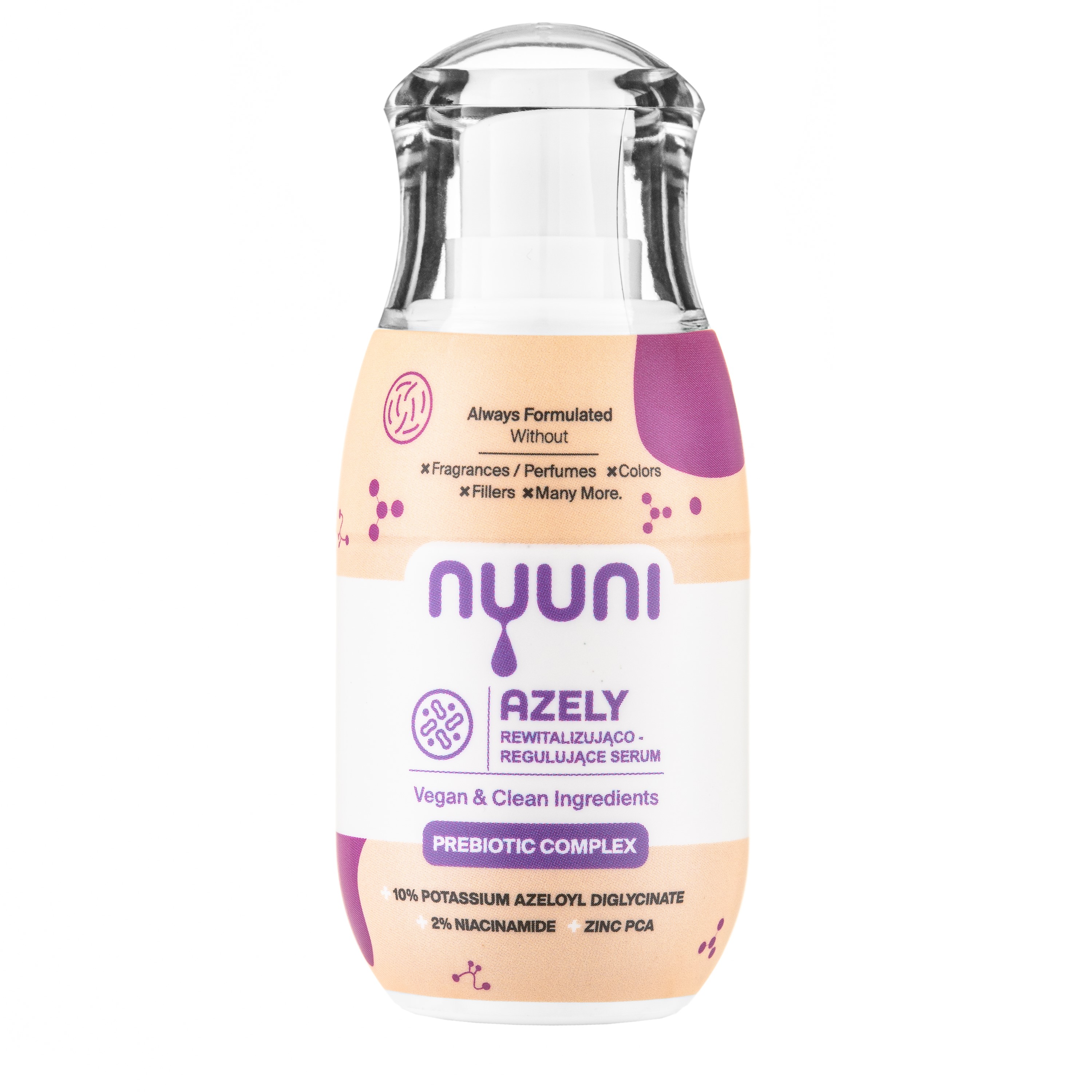 Nuuni Azely rewitalizująco-regulujące serum do twarzy, 30 ml