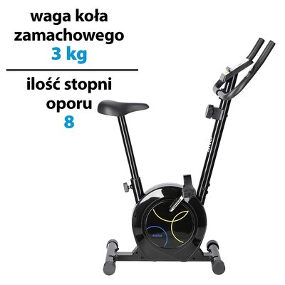 Rower magnetyczny ONE FITNESS RM8740 Czarny