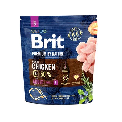 Karma dla psa BRIT Premium By Nature Small Kurczak 1 kg