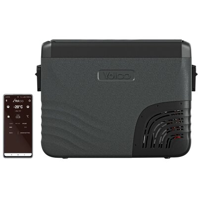 Lodówka YOLCO KX40 Szaro-czarny