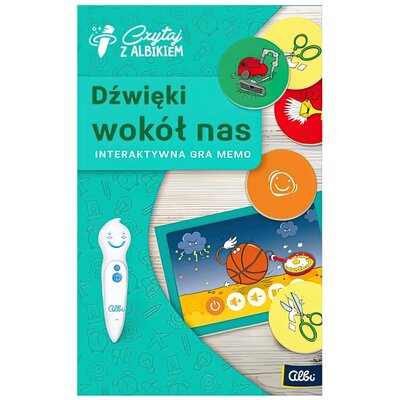 Gra logiczna ALBI Czytaj z Albikiem Memo - Dźwięki wokół nas 17327
