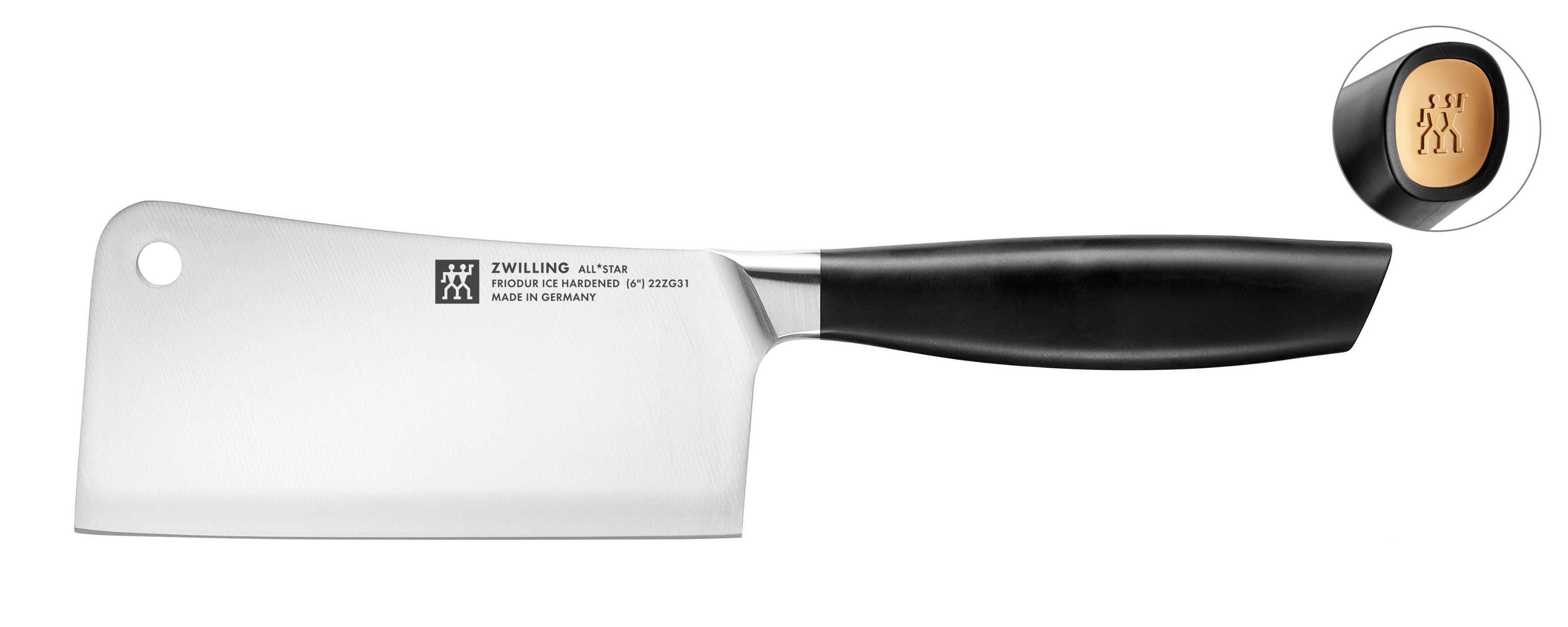 Zwilling - Kompaktowy tasak All Star Złoty mat