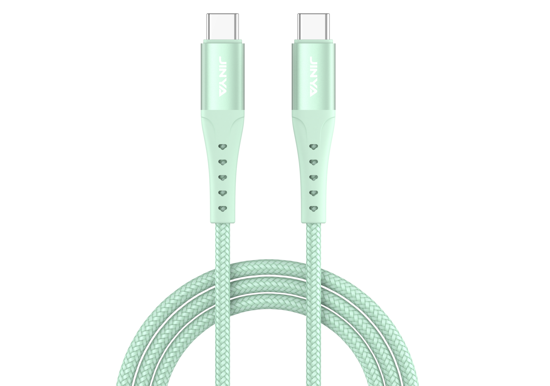 Jinya TechLink USB-C To C Cable 1,8m Green - kabel USB-C
