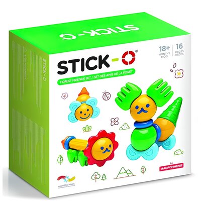 Klocki magnetyczne MAGFORMERS Stick-O Leśni Przyjaciele 005-902002