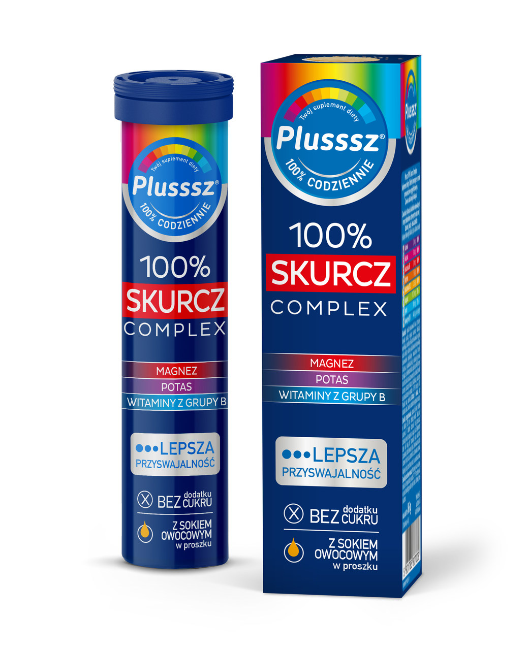 Plusssz 100% Skurcz Complex, suplement diety, 20 tabletek musujących