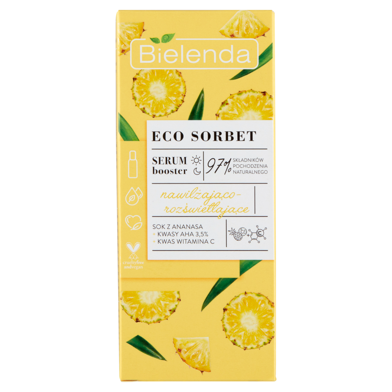 Bielenda Ananas serum-booster do twarzy, 30 ml