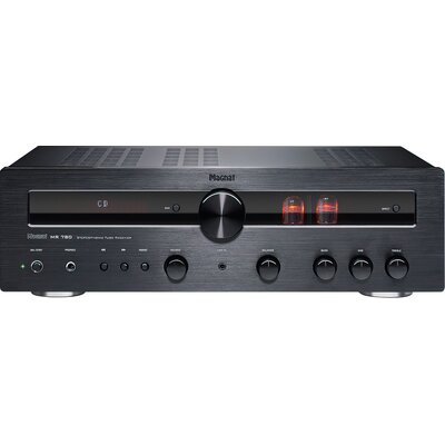 Amplituner Stereo MAGNAT MR 780 Czarny, Hybrydowy przedwzmacniacz lampowy, Bluetooth aptX, Tuner FM/DAB+