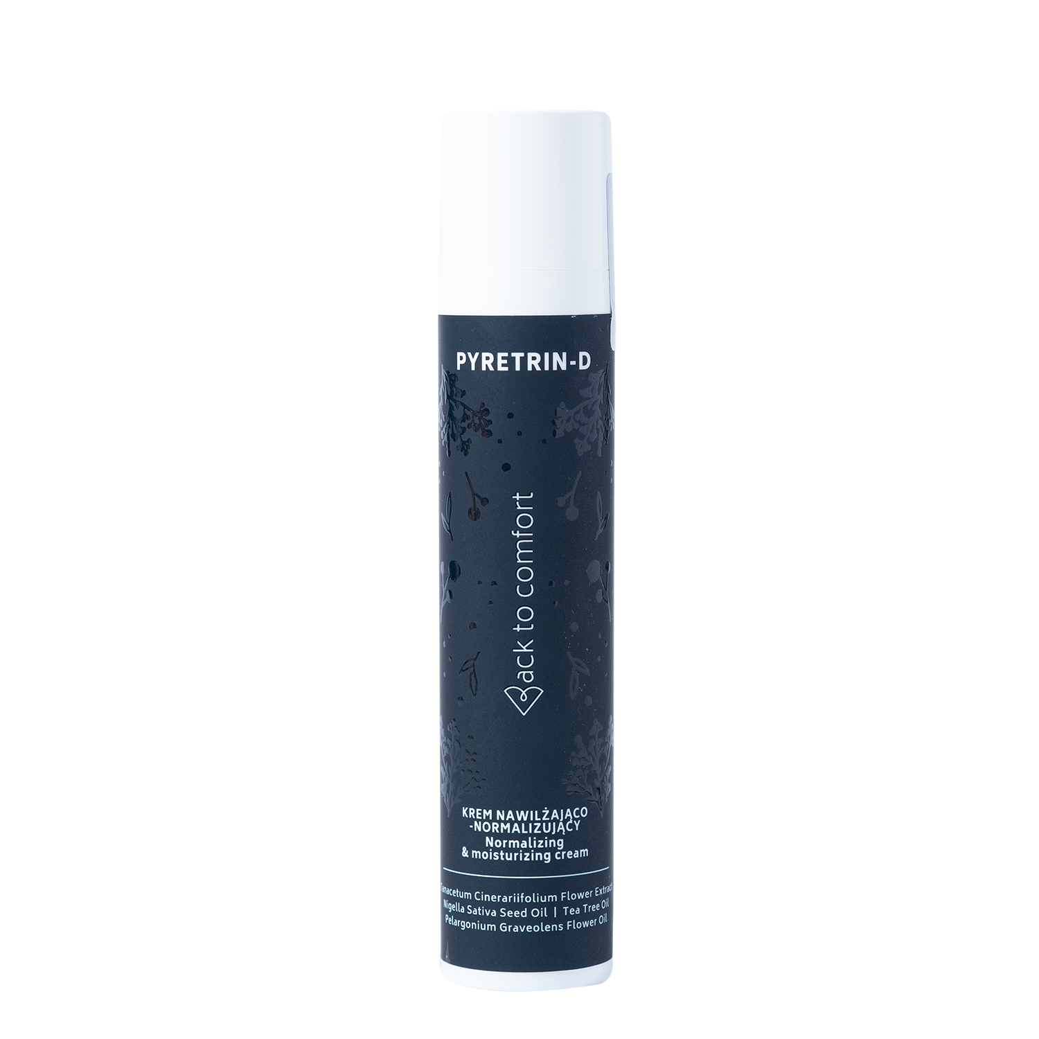 Back To Comfort Pyretrin-D nawilżająco-normalizujący krem do twarzy, szyi i dekoltu, 50 ml