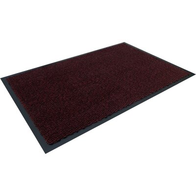 Wycieraczka EASY LIFE MAKO 100070 Zone Czarno-czerwony 90 x 150 cm