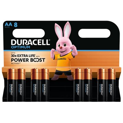 Baterie AA LR6 DURACELL Optimum (8 szt.)