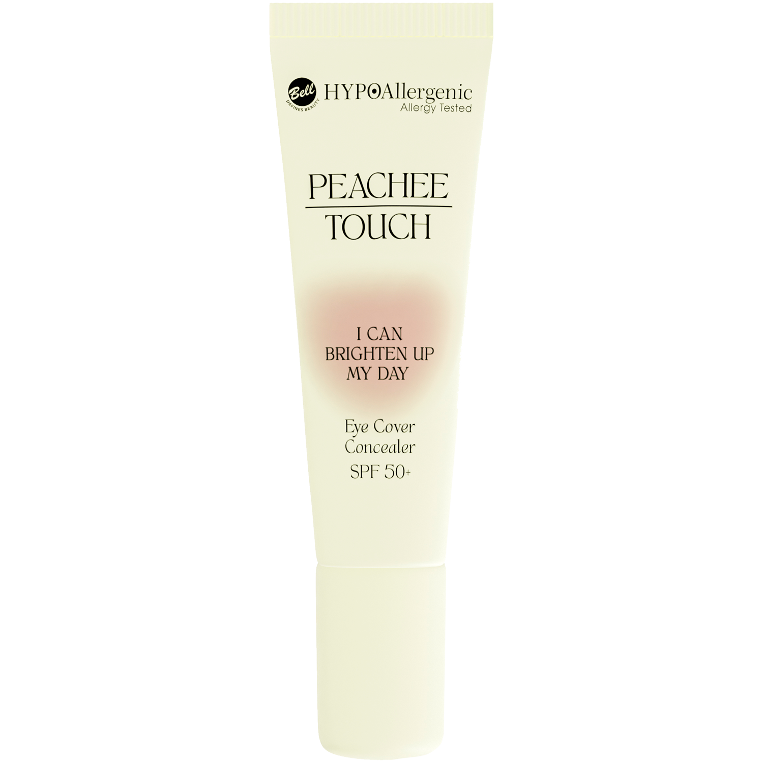 Bell HYPOAllergenic X Peachee Touch korektor pod oczy z SPF50 02 I can brighten up my day, 10 g