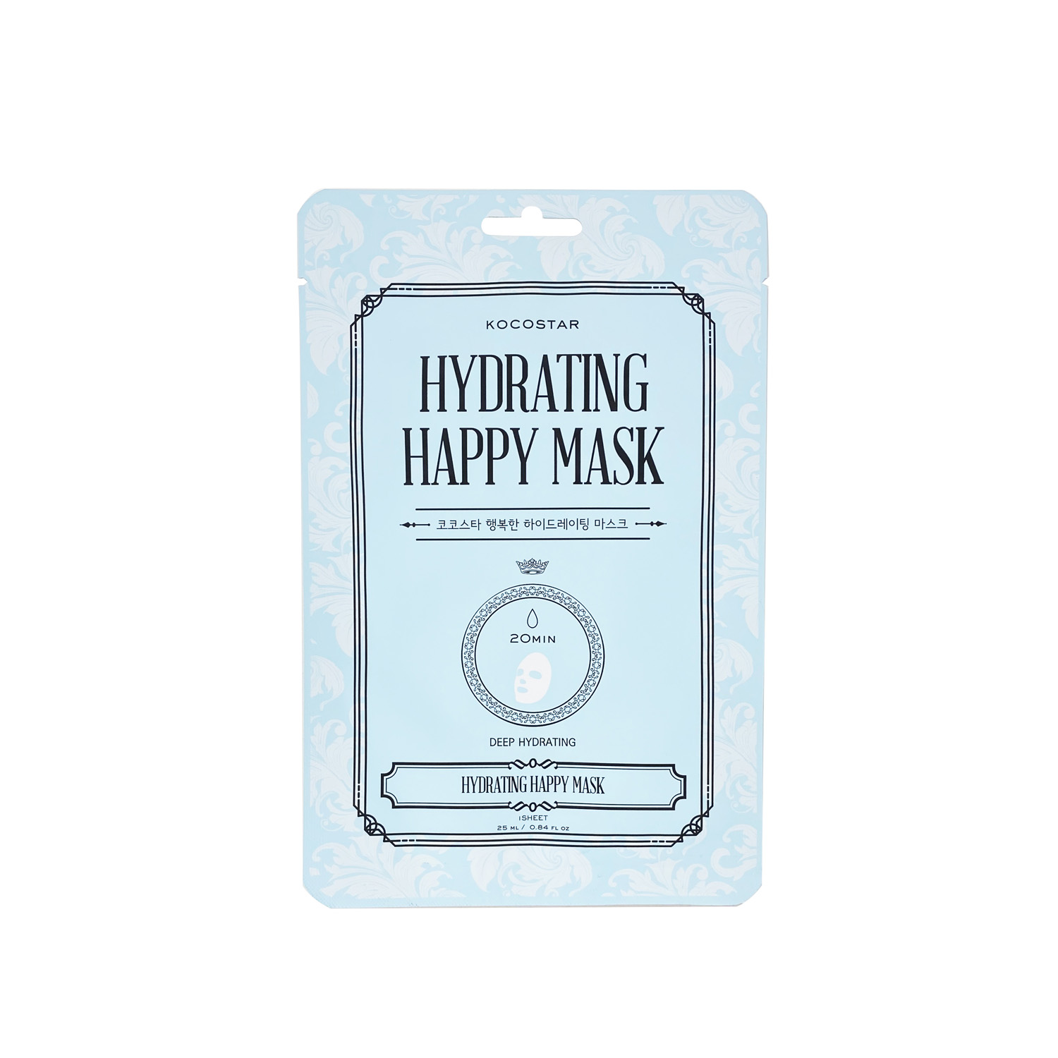 Kocostar Hydrating Happy Mask nawilżająca maska do twarzy, 25 ml