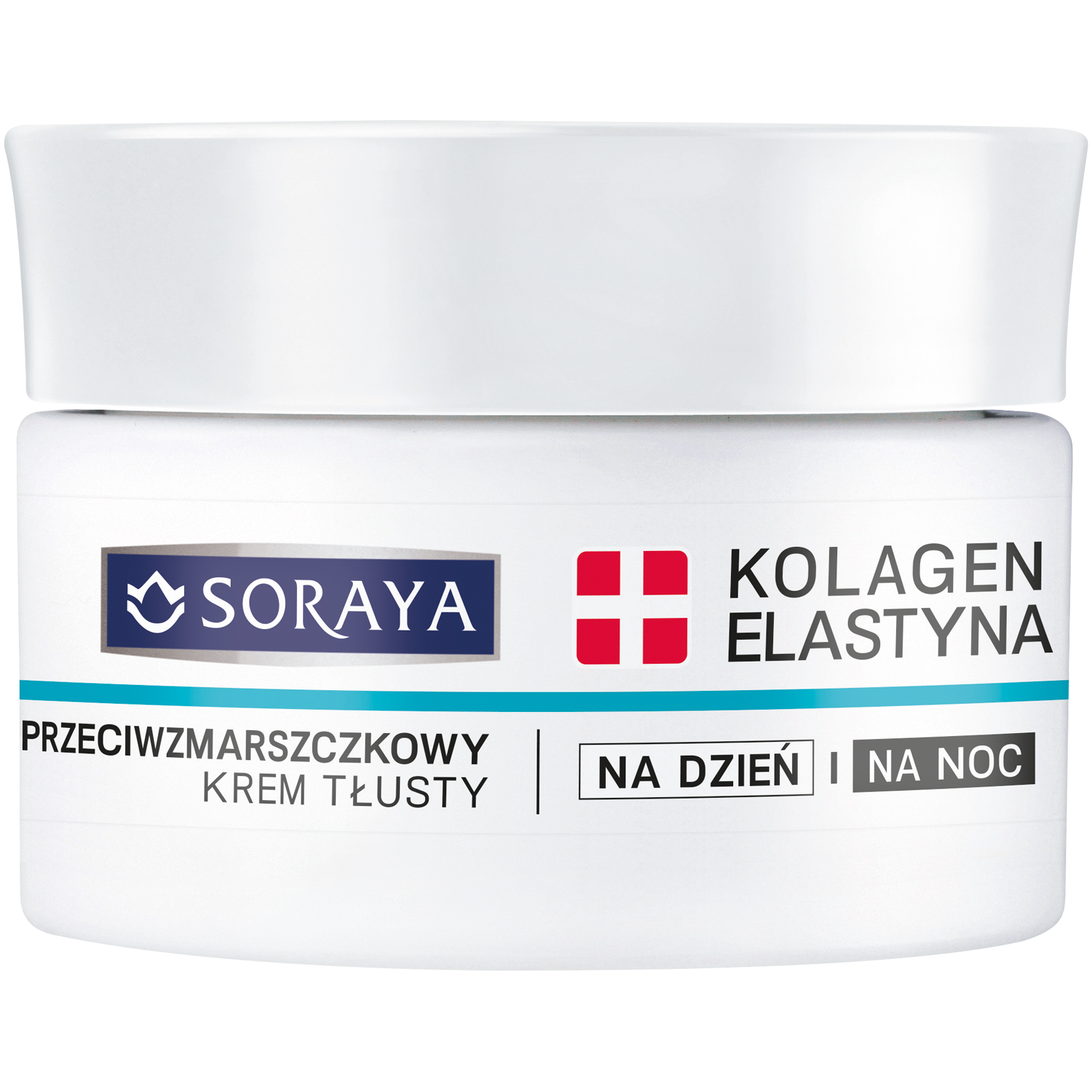 Soraya Kolagen + Elastyna przeciwzmarszczkowy krem tłusty do twarzy na dzień i na noc, 50 ml