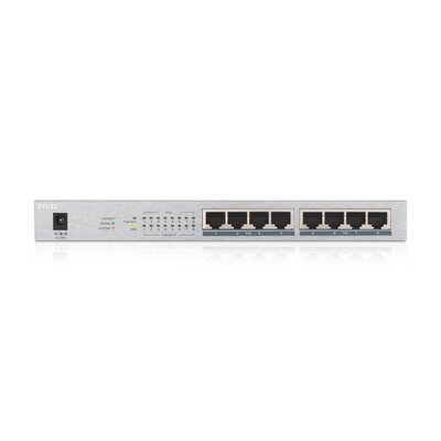 Switch ZYXEL GS1008HP-EU0101F Gigabit Ethernet, 8 portów, Funkcja PoE