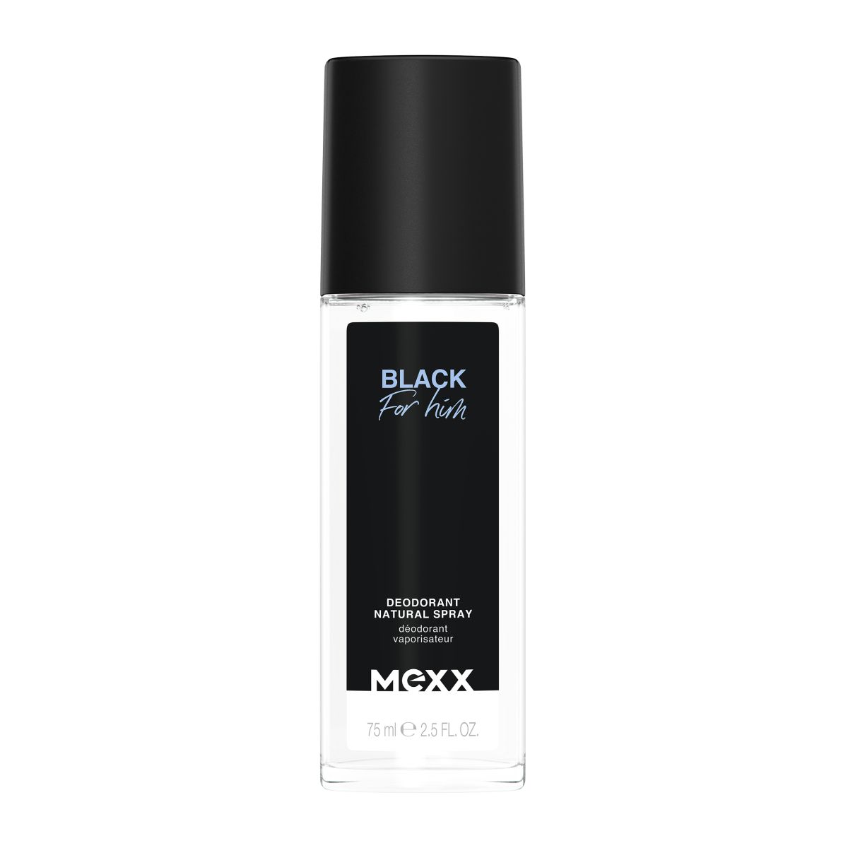 Mexx Black dezodorant w naturalnym sprayu dla mężczyzn, 75 ml