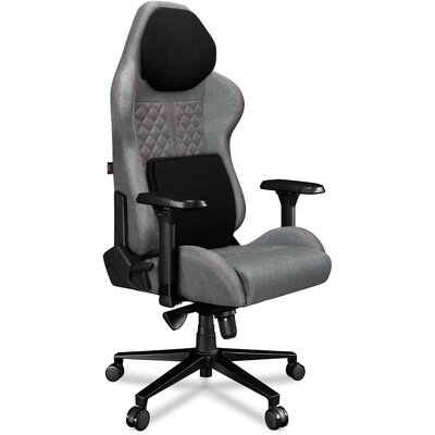 Fotel gamingowy YUMISU 2050 Magnetic Jasnoszaro-czerwony